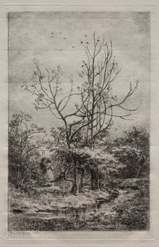 The Orchard, 1868. Creator: Charles François Daubigny (French, 1817-1878)