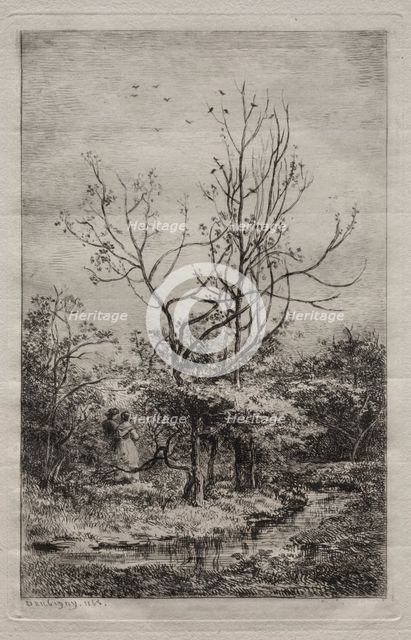 The Orchard, 1868. Creator: Charles François Daubigny (French, 1817-1878).