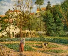 The Orchard 1879, (1939). Creator: Camille Pissarro