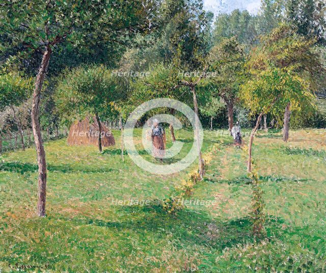 The Orchard at Éragny, 1896. Artist: Pissarro, Camille (1830-1903)