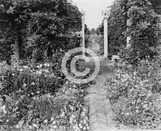 "The Orchard," James Lawrence Breese house, 151 Hill Street, Southampton, New York, 1912. Creator: Frances Benjamin Johnston.