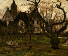 The Orchard of the Castle, c1850-1880. Creator: Louis Dubois