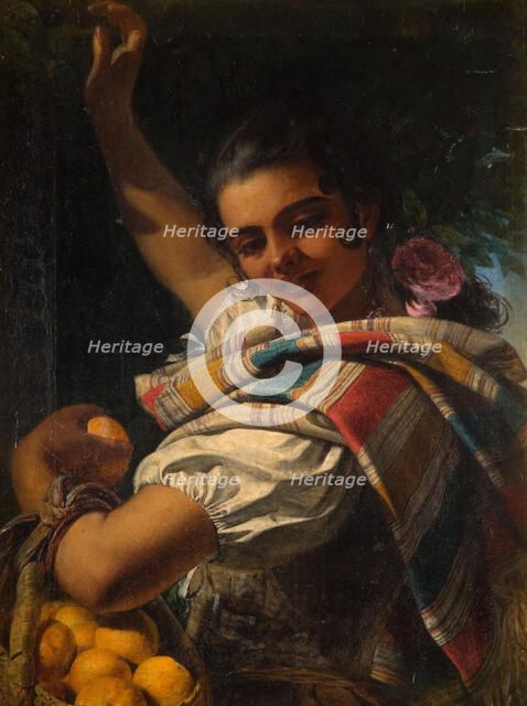 The Orange Girl, 1854. Creator: John Phillip.