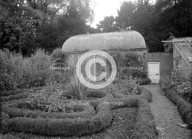 The orangery in the gardens at Howsham Hall, North Yorkshire, 1953. Artist: Herbert Felton