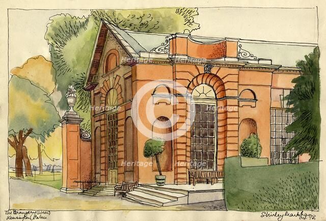 'The Orangery, Kensington Palace', c1950. Creator: Shirley Markham.