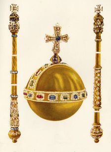 The Orb and The Sceptres with the Crosses 1911. Creator: Unknown