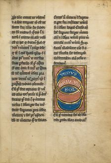 The Orbits of Venus, Mercury, and the Sun; De Natura Avium; De Pastoribus et Ovibus, 1277 or after. Creator: Unknown