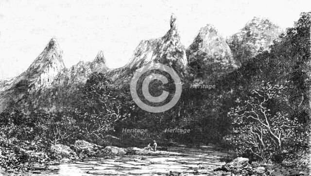 'The Organ Mountains; Rio De Janeiro and the Organ Mountains', 1875. Creator: Thomas Woodbine Hinchliff.