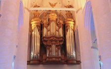 The Organ in the St. Catherine's Church in Hamburg
