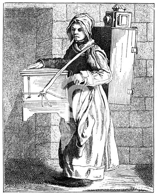 The Organ Player, 1737-1742.Artist: Bouchardon