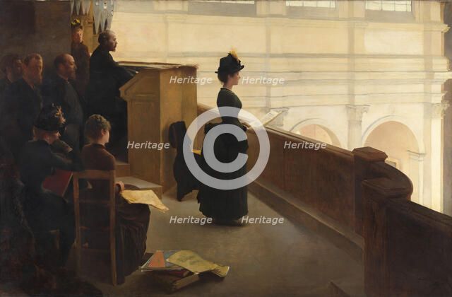 The Organ Rehearsal, 1885. Creator: Henry Lerolle.