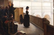 The Organ Rehearsal, c.1885. Creator: Henry Lerolle