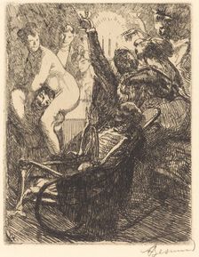 The Orgy (L'orgie), 1900. Creator: Paul Albert Besnard