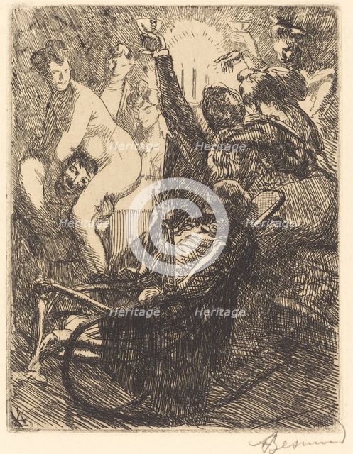 The Orgy (L'orgie), 1900. Creator: Paul Albert Besnard.