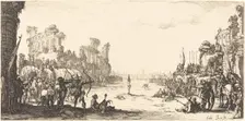 The Ordeal by Arrows (Saint Sebastian), c. 1632/1633. Creator: Jacques Callot
