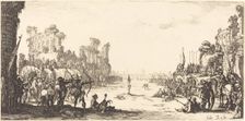 The Ordeal by Arrows (Saint Sebastian), c. 1632/1633. Creator: Jacques Callot