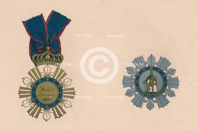 'The Order of St. Ferdinand and of Merit', c19th century. Artist: Unknown.