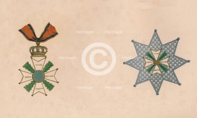 'The Order of Wilhelm of the Netherlands', c19th century. Artist: Unknown.