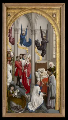 The Ordination, Marriage and Extreme Unction, 1440-1445. Creator: Rogier Van der Weyden