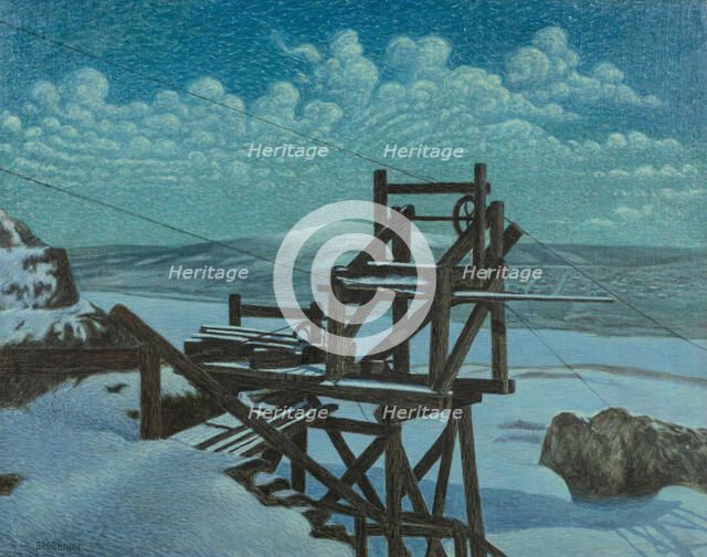 The ore lift in Kiruna. Creator: Lindh, Bror (1877-1941).