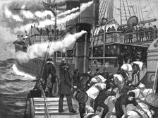 The Oregon Landing Mails at Queenstown 1886. Creator: Unknown