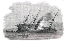 The "Orion" Sinking, 1850. Creator: Unknown