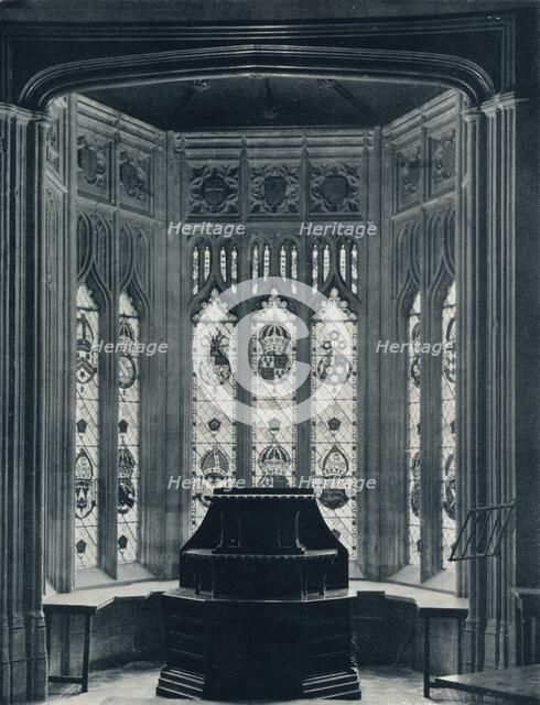 'The Oriel Window in Hall', 1926. Artist: Unknown.