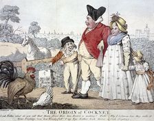The origin of Cockney, London, c1800. Artist: Anon