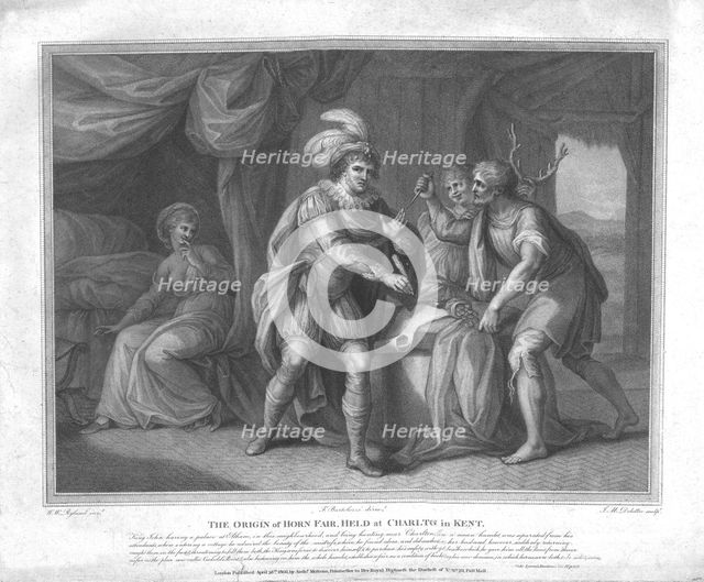 'The Origin of Horn Fair, Held at Charlton in Kent', (c1803). Artist: William Wynne Ryland.