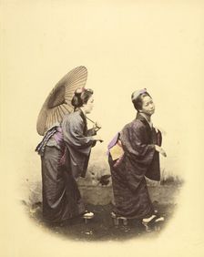 The Original Grecian Bend, about 1863-1868. Creator: Felice Beato