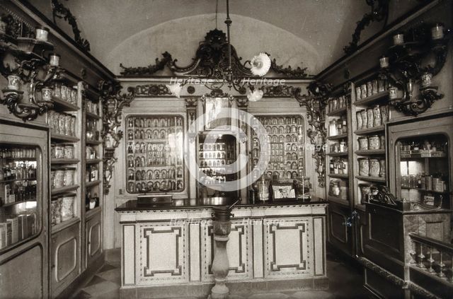 The ornate sixteenth-century pharmacy of S Maria della Scala, Sorrento..., c1890s. Creator: Unknown.