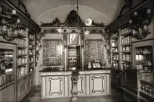 The ornate sixteenth-century pharmacy of S Maria della Scala, Sorrento..., c1890s. Creator: Unknown