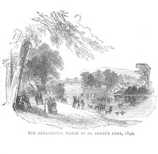 The Ornamental Water in St. James Park, 1840 c1870