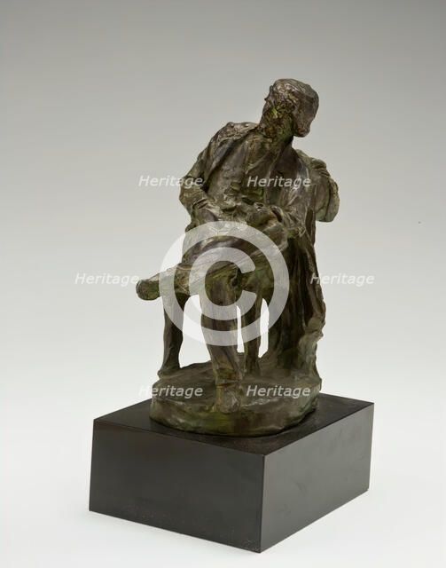 The Ornamenter Edouard Lindenhener, 1878. Creator: Jules Dalou.