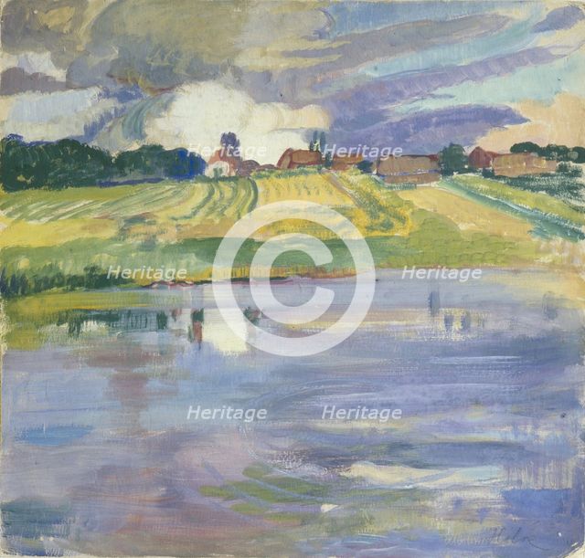 The Oshanin's Estate Novoye, 1915. Creator: Della-Vos-Kardovskaya, Olga Ludvigovna (1875-1952).