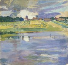The Oshanin's Estate Novoye, 1915. Creator: Della-Vos-Kardovskaya, Olga Ludvigovna (1875-1952)