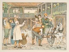 The Ostler, from Four and Twenty Toilers, pub. 1900 (colour lithograph)