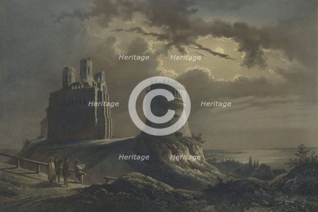 The Ostroh Castle (Ostrogski Castle) in Volhynia, 1847-1852.
