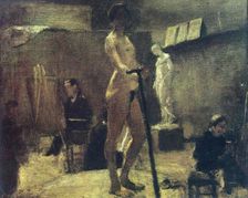 The Atelier of Gustave Moreau, c1895. Creator: Matisse, Henri (1869-1954)