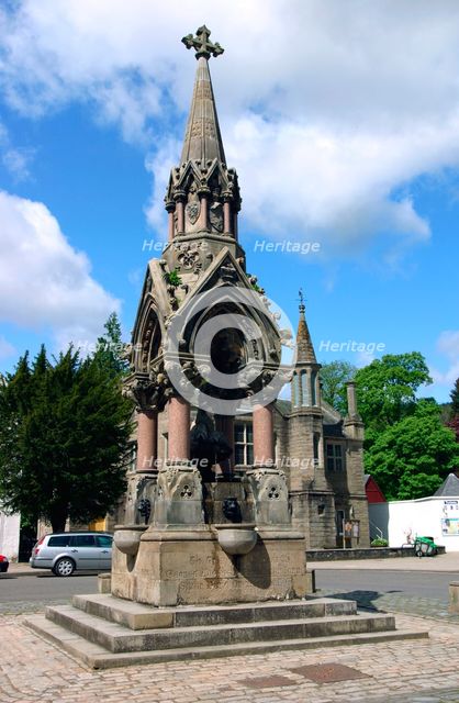 The Atholl Memorial Fountain, Dunkeld, Perthshire, Scotland. Creator: Peter Thompson.