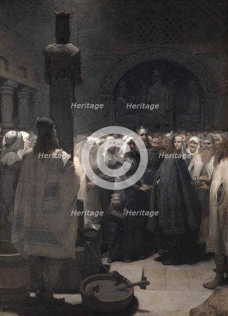 The Atonement (from Frithiof's saga), 1880s. Creator: Johan August Malmström.