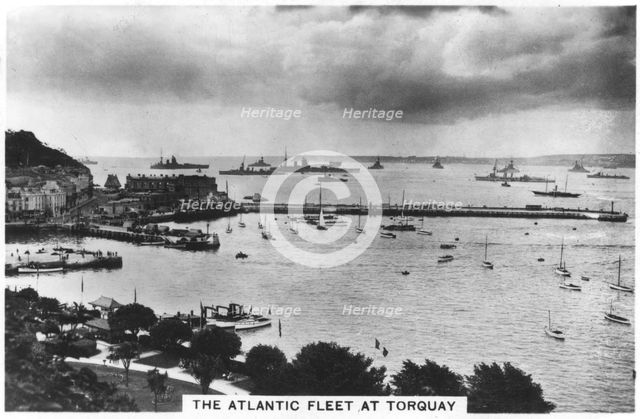 The Atlantic fleet at Torquay, 1936. Artist: Unknown