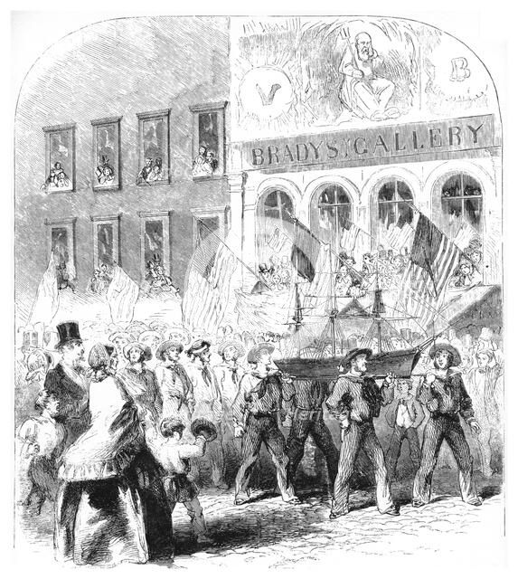 'The Atlantic Telegraph Cable, Parade', c1858. Artist: Unknown