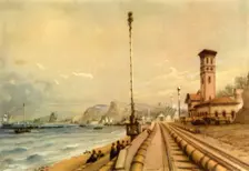 The Atmospheric Railway at Dawlish, 1847 (1945). Creator: Unknown