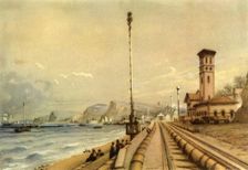 The Atmospheric Railway at Dawlish, 1847 (1945). Creator: Unknown