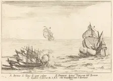 The Attack, 1617. Creator: Jacques Callot