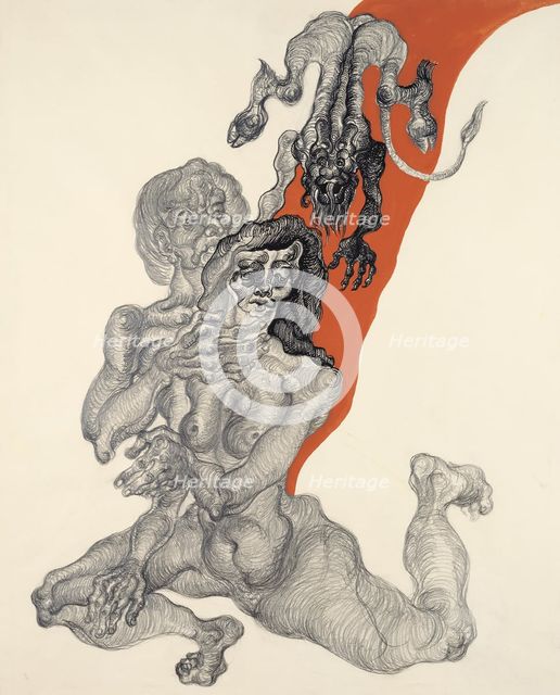 The attack, 1931. Creator: Lohse-Wächtler, Elfriede (1899-1940).