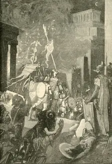 The Attack on the Citadel of Carthage 1890. Creator: Unknown
