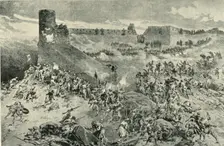 The Attack on the Bala Hissar on the Night of 11th December 1879 (1901). Creator: Neville Chamberlain