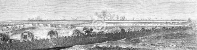 The attack on the Peiho Forts on the 21st of August, 1860..., 1860. Creator: Unknown.